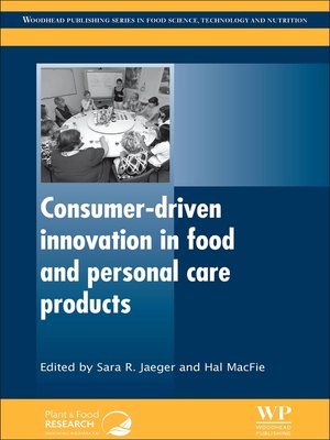 cover image of Consumer-Driven Innovation in Food and Personal Care Products